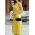 Evening Bag - Pleated Satin w/ Beads Accent - Black - BG-E70973BK